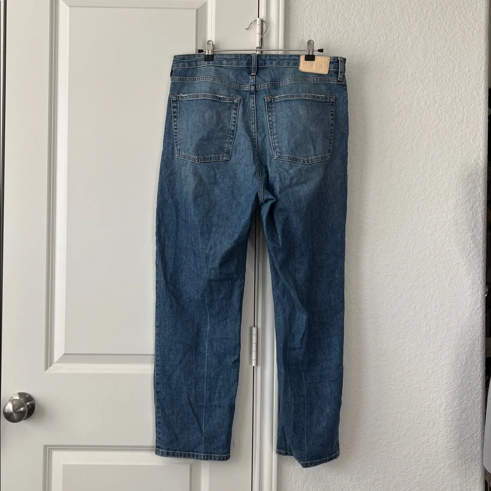 Everlane The High Rise Straight Jean Denim 31 Ankle
